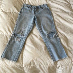 High Rise Straight leg jeans